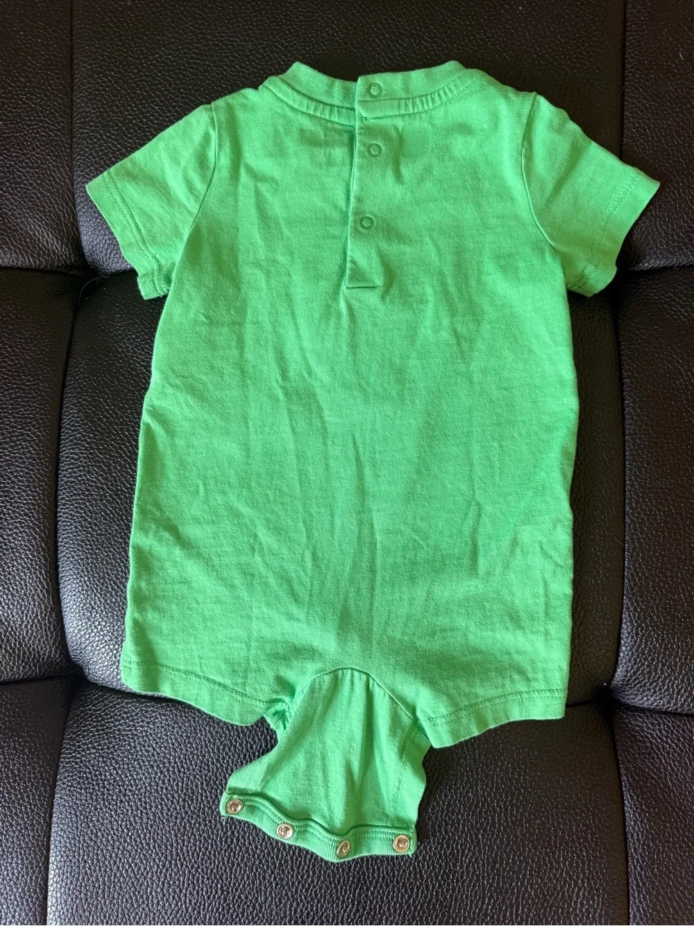 Ralph Lauren Green Polo Bear One-Piece 3 months